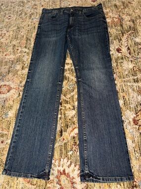 Cody James - Men's Bootcut Jeans in Dark Blue Denim 36x34